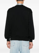 Maison Kitsune의 옷을 입은 Fox Cotton Crewneck 스웨트 셔츠
