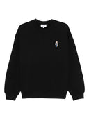 Maison Kitsune의 옷을 입은 Fox Cotton Crewneck 스웨트 셔츠