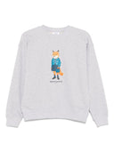 Maison Kitsune' Dressed Fox Cotton Sweatshirt