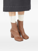 Maison Margiela Tabi Leather Ankle Boots