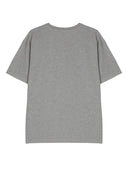 Saint Laurent Logo Cotton Blend T Shirt