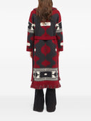 Alanui Icon Jacquard Wool Long Cardigan