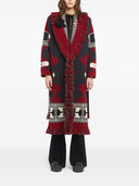 Alanui Icon Jacquard Wool Long Cardigan