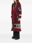 Alanui Icon Jacquard Wool Long Cardigan