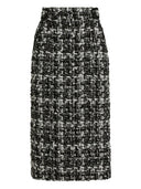 Dolce & Gabbana Wool Blend Midi Skirt