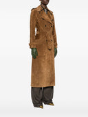 Saint Laurent Leather Trench Coat