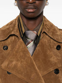 Saint Laurent Leather Trench Coat