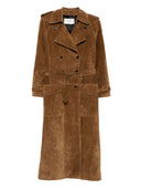 Saint Laurent Leather Trench Coat