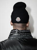 Moncler Logo Wool Beanie