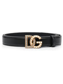 Dolce & Gabbana Dg Logo Leather Belt