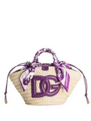 Dolce & Gabbana Kendra Small Straw Tote