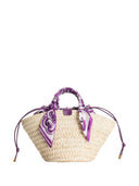 Dolce & Gabbana Kendra Small Straw Tote