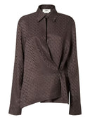 Fendi FF Jacquard Silk Shirt