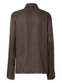 Fendi FF Jacquard Silk Shirt