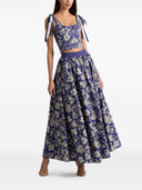 Alice + Olivia Nilda Cotton Maxi Rok