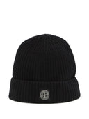 Logo Stone Island wełniana czapka