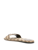 Gucci GG canvas platte sandalen