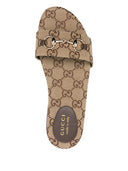 Gucci GG canvas platte sandalen