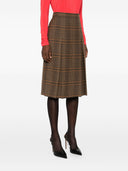 Saint Laurent Wool Cashmere Midi Rok