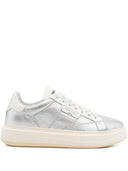 Sneaker in pelle freccia di woolrich