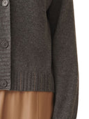 Fabiana Filippi lana a V Cardigan