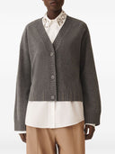 Fabiana Filippi lana a V Cardigan