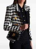 Balmain B Buzz 17 Mini Leather Shoulder Bag