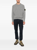 Stone Island Logo Cotton Cargo Trousers