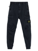 Stone Island Logo Cotton Cargo Trousers