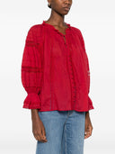 Alice + Olivia Josephine Baumwollbluse