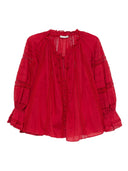 Alice + Olivia Josephine Baumwollbluse