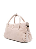 Zanellato Dotta Jones kleine suede lederen handtas