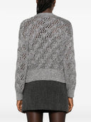 Max Mara Open Knit Crewneck skoczek