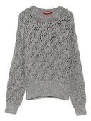 Max Mara Open Knit Crewneck skoczek