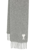 Ami Paris Ami De Coeur Wool Scarf