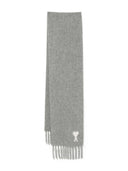 Ami Paris Ami De Coeur Wool Scarf