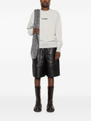 Jil Sander Plus Logo Cotton Crewneck Sweatshirt