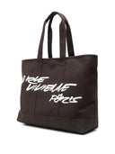 Kenzo Futura Logo Cotton Tote Bag