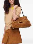 Marc Jacobs The Satchel Suede Leather Shoulder Bag