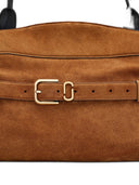 Marc Jacobs The Satchel Suede Leather Shoulder Bag