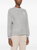 Brunello Cucinelli Logo Cotton Sweatshirt