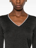 Brunello Cucinelli Cashmere And Silk V Necked Sweater