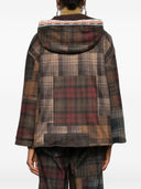 Bye Patchwork Design Caban Jacket