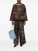 Bye Patchwork Design Caban Jacket