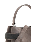 Brunello Cucinelli Suede Leather Handbag