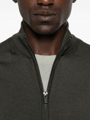 Emporio Armani Wool Zipped Cardigan