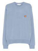 Maison Kitsune' Fox Head Wool Crewneck Jumper