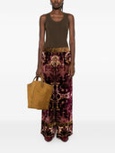 Pierre Louis Mascia Velvet Wide Leg Trousers