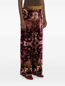 Pierre Louis Mascia Velvet Wide Leg Trousers