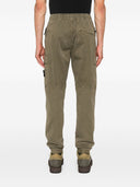 Pantalon de cargaison en coton de logo de l'île Stone Island